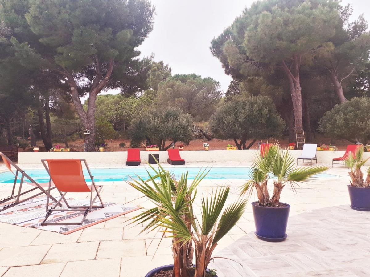 La Couloumine Otel Salses-le-Chateau Dış mekan fotoğraf